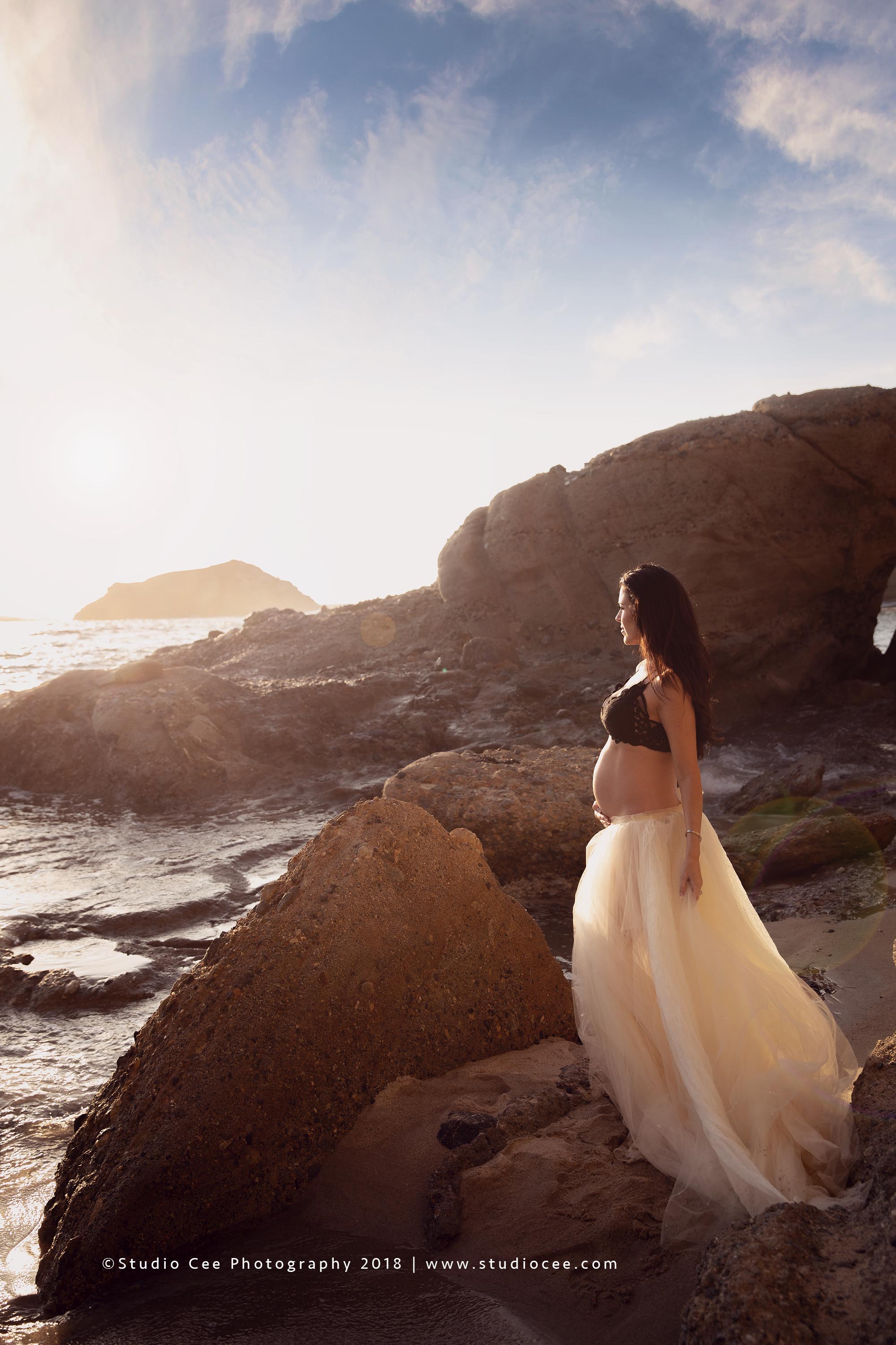 orange county maternity beach photographer