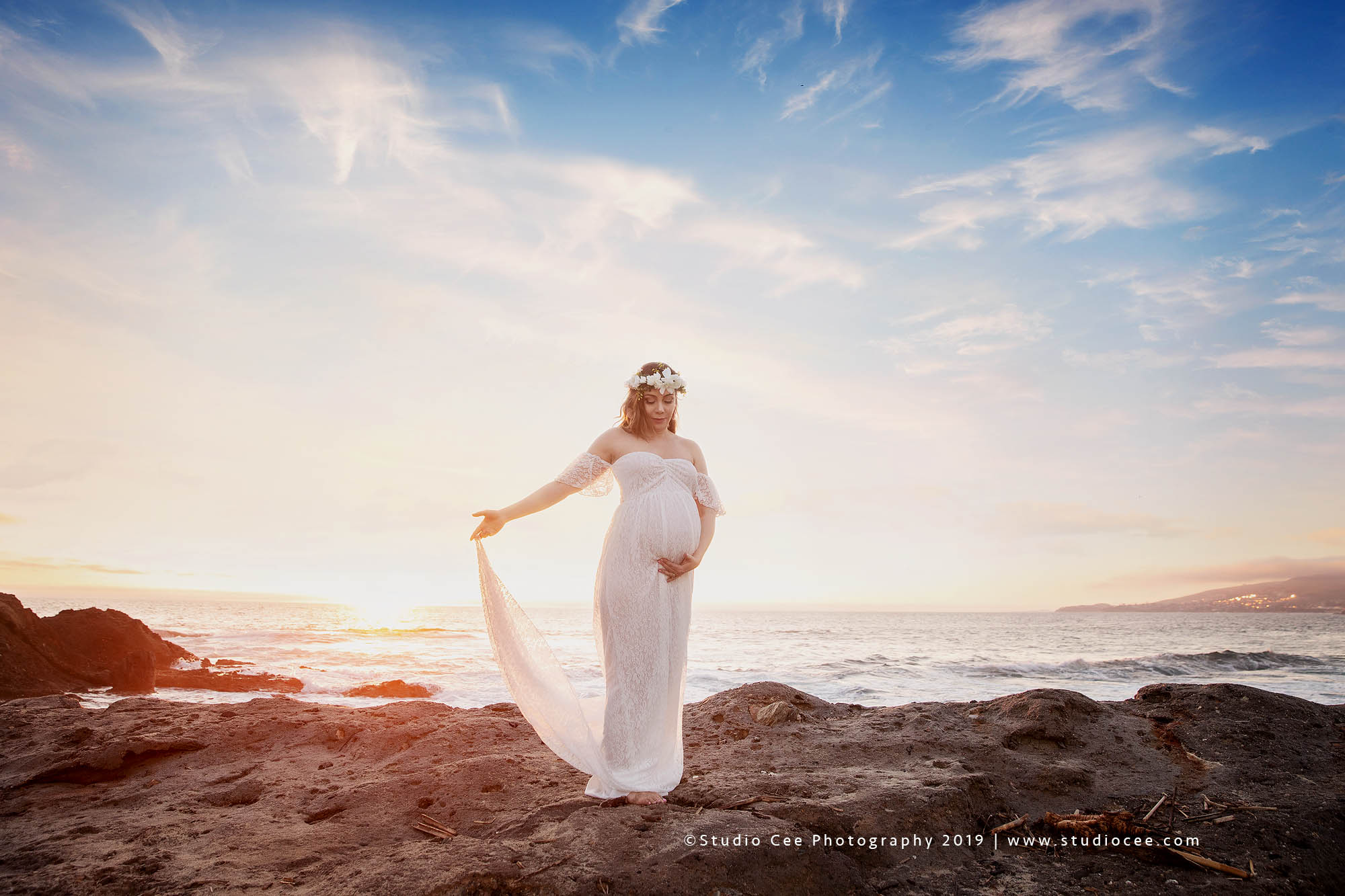 Orange County Beach Maternity Session